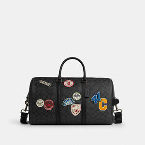 Coach Outlet Men's Venturer Bag In Signature Canvas With Patches